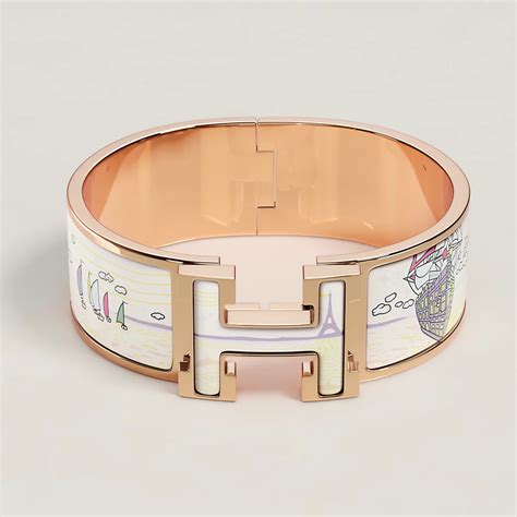 hermes click clack bracelet replica|Hermes clic clac loose.